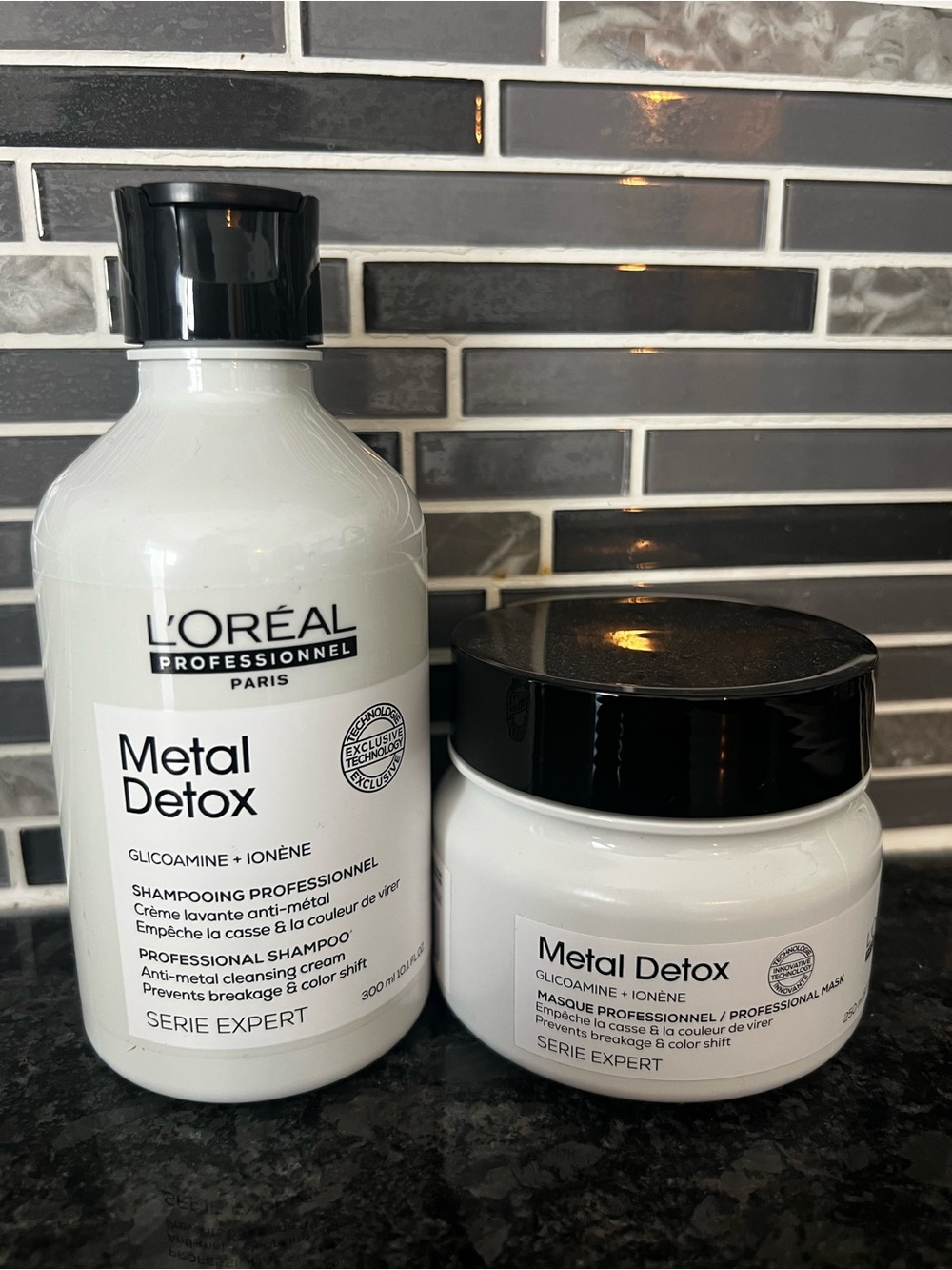 LOREAL Metal Detox shampoo and mask set NEW!